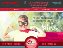 Tablet Screenshot of pediatricdentistryoc.com